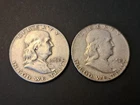 Lot (2) 1952-P Franklin Half Dollar Coins