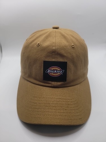 Dickies Adjustable Baseball Cap Hat Brown One Size Cotton Workwear