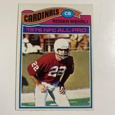 1977 Topps Roger Wehrli #290 All-Pro St Louis Cardinals NFL Football Card EX