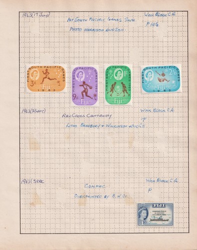 FIDSCHI Briefmarkensammlung auf 17 Seiten - gemischte Erhaltung - ab QV - Bild 15 von 17