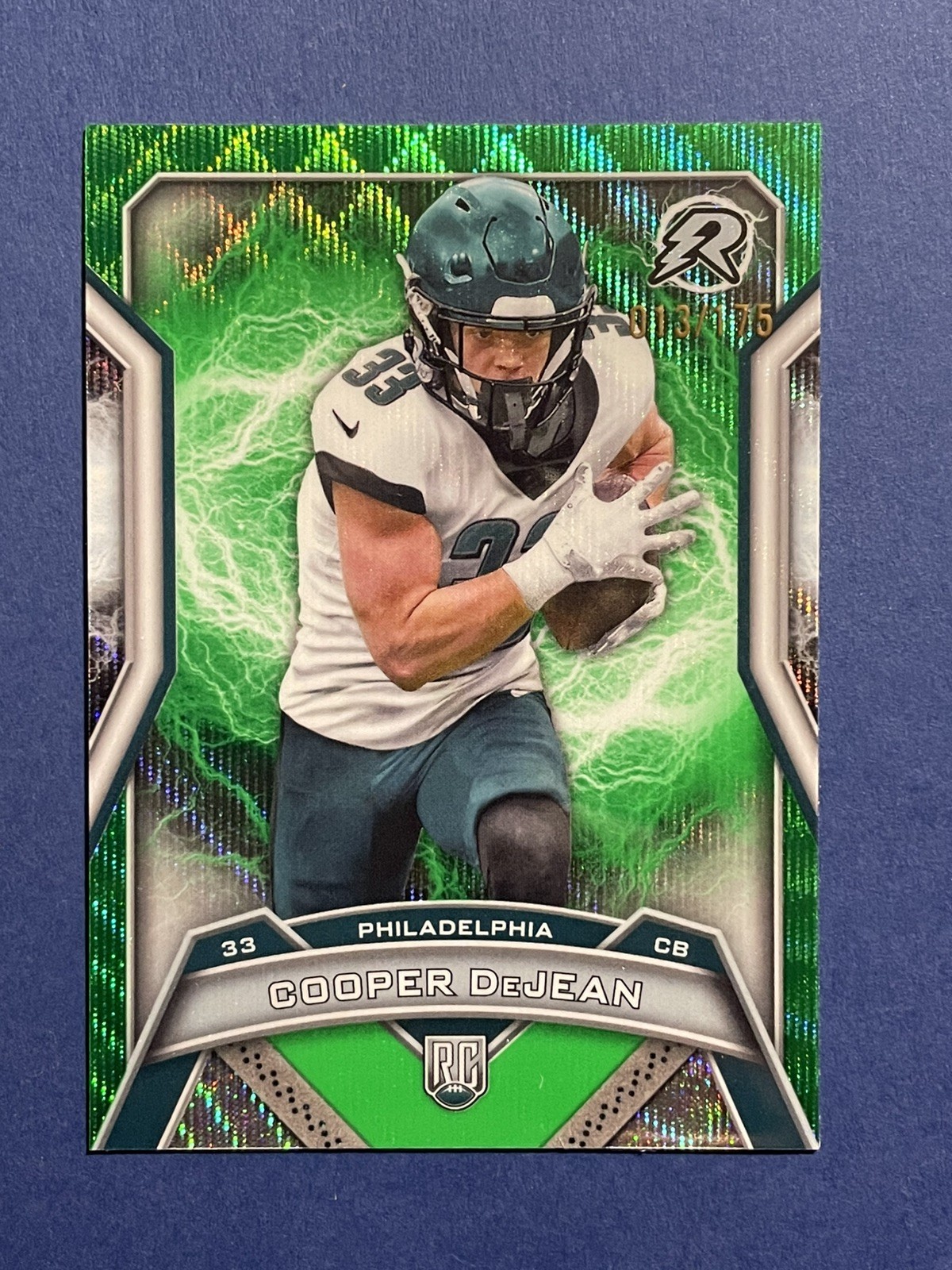 2024 Topps Resurgence Green Surge #179 Cooper DeJean 13/175 Philadelphia Eagles