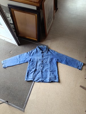 ジャケット・アウター \"OLD NAVY\" used Moleskin jacket Vintage Moleskin French Work Jacket Made In England - Moss Green