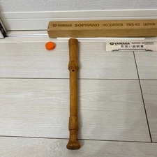 Yamaha YRS-42 Wooden Soprano Recorder Made in Japan Used AAB