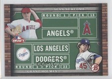 2014 Bowman Draft Dual Draftees Sean Newcomb Grant Holmes #DD-NH 1u6
