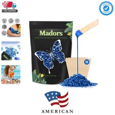 Hard Wax Beads for Hair Removal -1lb/16oz Wax Beans Kit with 10 Wax applicato...