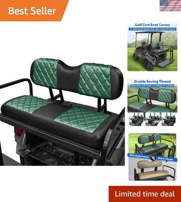 Golf Cart Seat Covers Fit Club Car Precedent/DS/EZGO RXV/TXT/Yamaha Drive Aft...