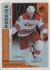 2018 SP Game Used Authentic Rookies Orange Rainbow /114 Warren Foegele #157 hj3