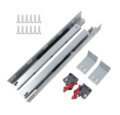 Undermount Soft Close Drawer Slides 21inch 6 Pairs Full Extension Drawer Rail