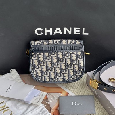 Dior Bobby Small Dior Oblique Canvas Flap Crossbody Bag [Duties