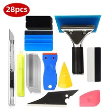28 PCS Window Tint Tools Kit Car Auto Film Tinting Scraper Squeegee Installation