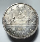 CANADA 1963 SILVER DOLLAR -0958