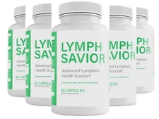 1-5pack Lymph Savior Advanced Lymphatic Health Support 60 Capsules New