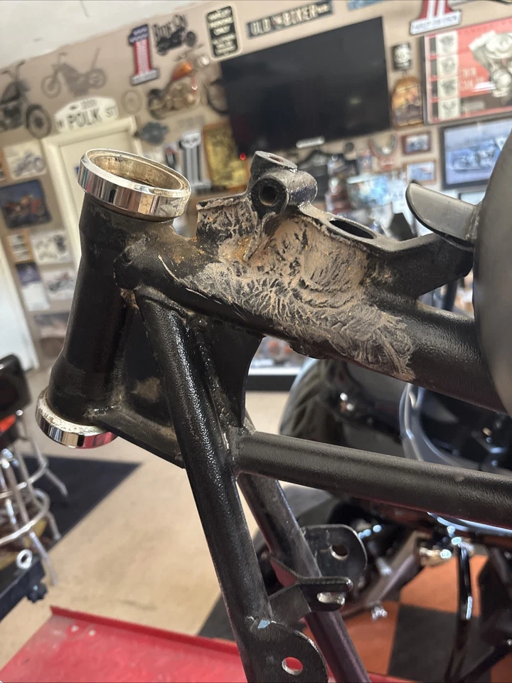 Marco rígido de construcción especial Harley Panhead Shovelhead Foto 2 de 4