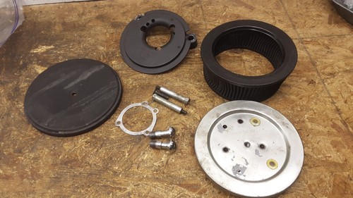 Harley Davidson Evo Sportster Ness Big Sucker Air Filter kit *damage* *read* - Picture 2 of 9