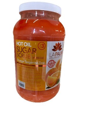 La Palm Spa Products Hot Oil Collagen Sugar Scrub 1 Gallon
