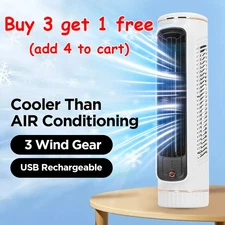 Cooling, Portable Air Conditioner Cooling Fan Quiet with 3 Speeds