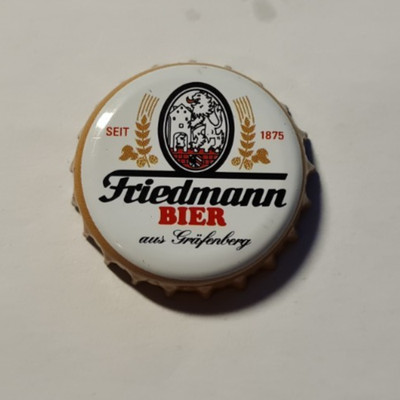 Friedmann Bier aus Gräfenberg Kronkorken/bottle cap/capsule/Chapa cerveza/tappi