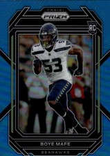 2022 Panini Prizm Boye Mafe #386 Blue Seattle Seahawks 34P