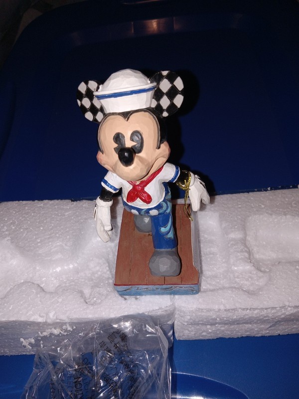 Jim Shore Disney Traditions Snazzy Sailor Mickey Mouse 6008079. New In Box. 