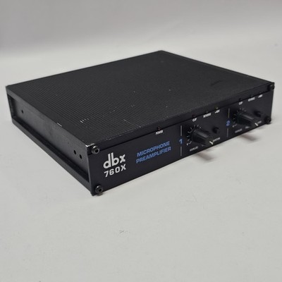 DBX Professional Products 760X Microphone Preamplifier USA NO POWER SUPPLY 