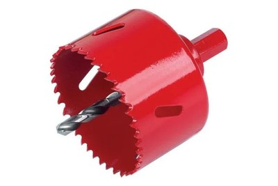 Wolfcraft Lochsäge Ø 74 mm Bimetall inkl. Schaft und Bohrer