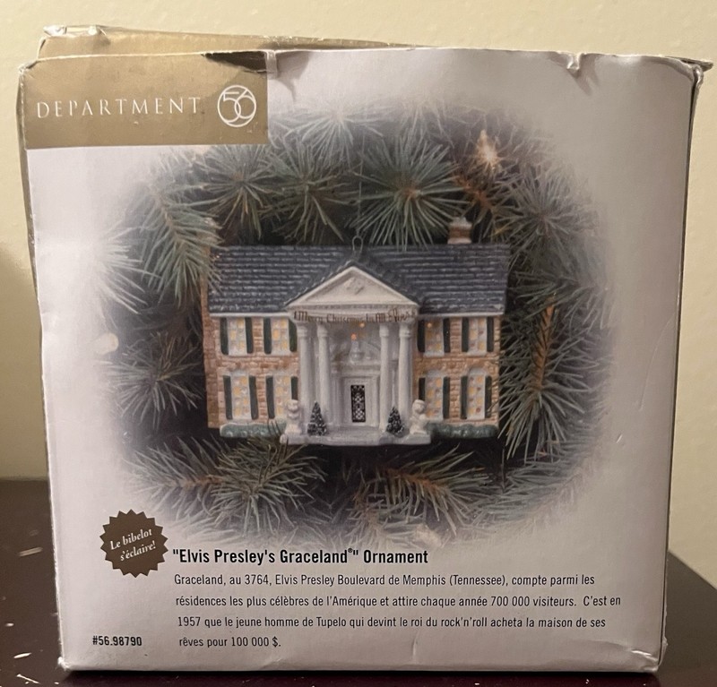 Dept 56 Elvis Presley Graceland Ornament