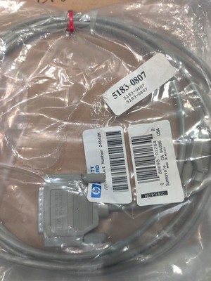 HP 24542M, 5183-0807 Modem Cable 10ft 25pin M to 9pin F
