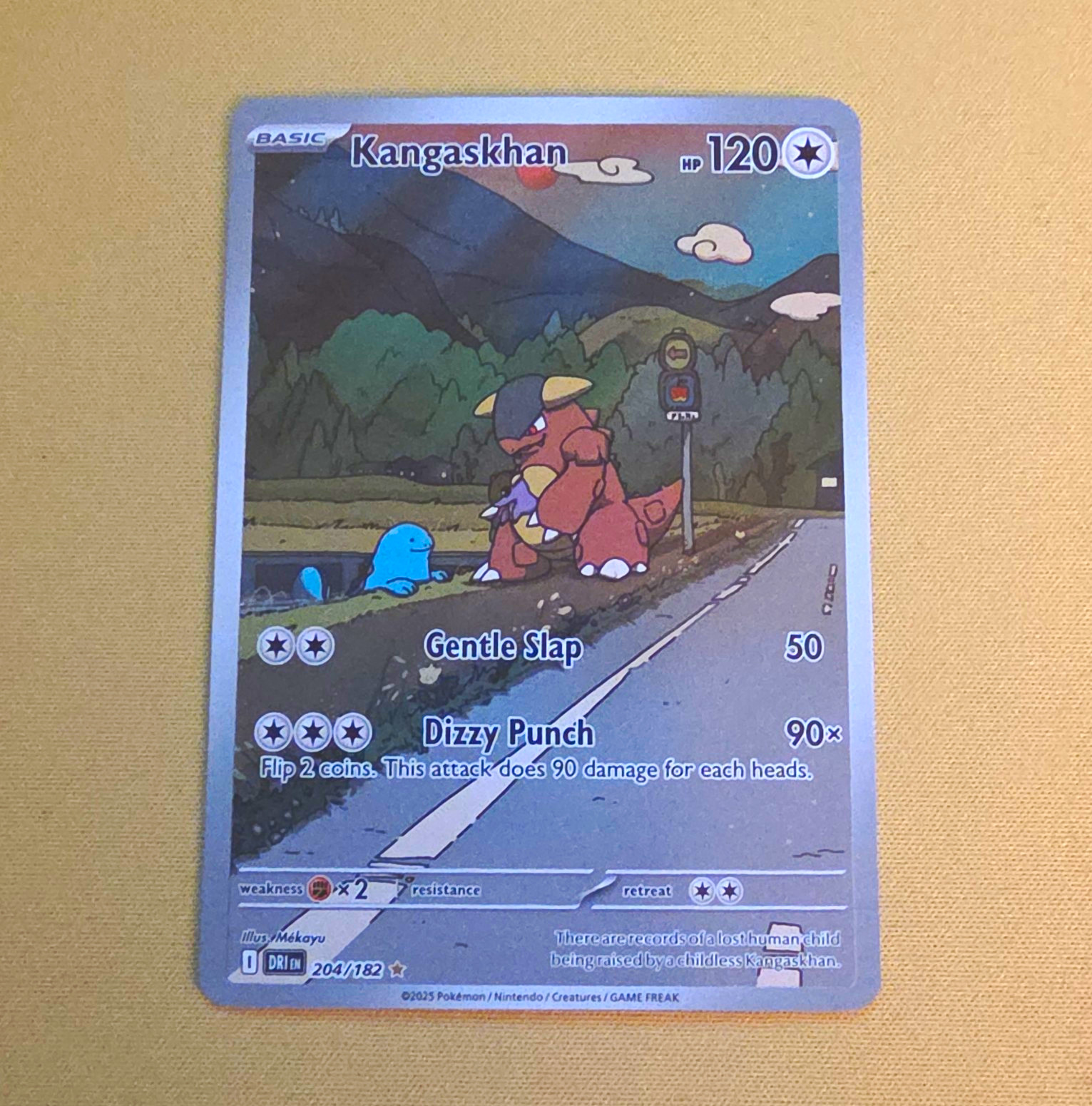 Kangaskhan 204/182 SV04 Destined Rivals Illus Rare Holo Pokemon TCG EN