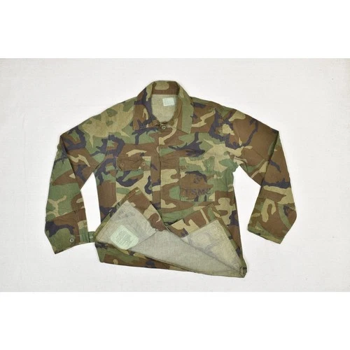 Vintage USMC Woodland Camo Combat Jacket Men's Size M-Regular image 3