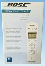 Genuine Bose RCPMCIII-27 Personal Music Center III Remote Control