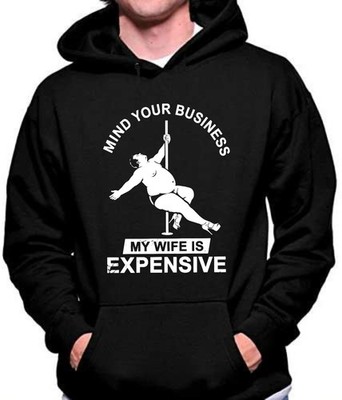 Lustiger Ehemann Pole Dance Hoodie Meine Frau ist teuer Ehe Witz Oberteil Kapuze 2XL