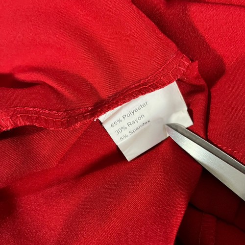 Bettie Page Dress Womens Small S Red / White Stripes 50s Retro Las Vegas Midi - Bild 4 von 9