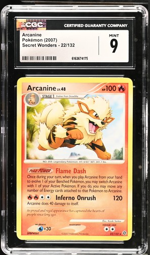Arcanine graded CGC 9 for sale on eBay
