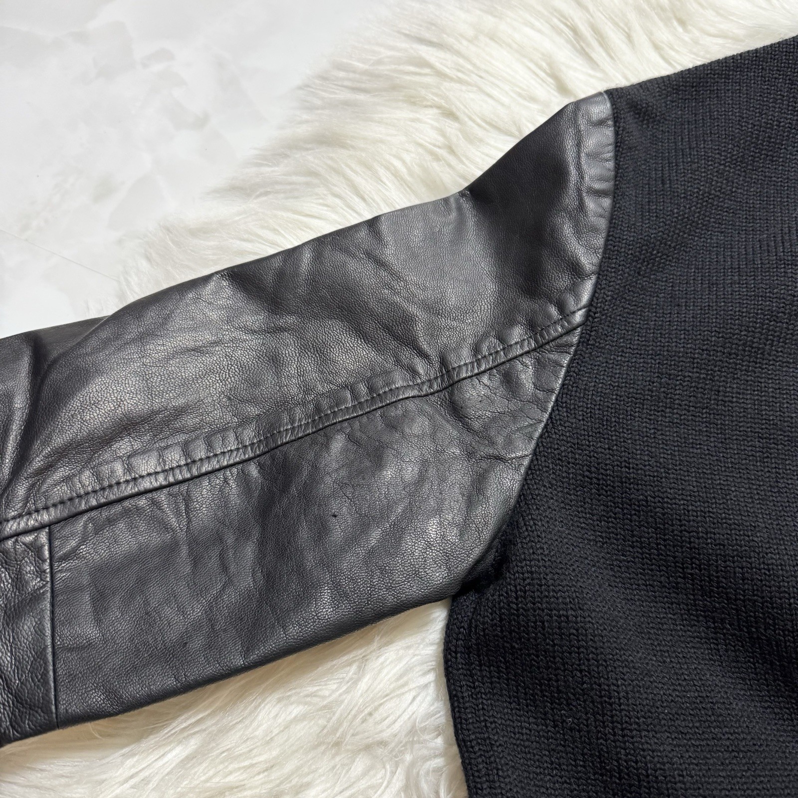 Authentic masterpiece Givenchy leather sleeve kni… - image 12