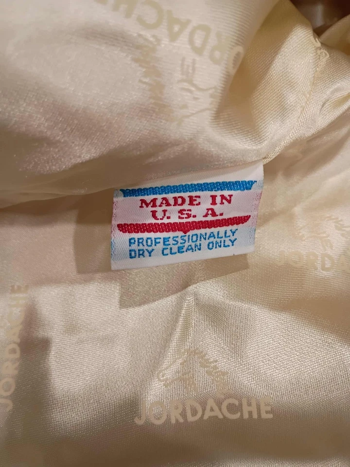 Abrigo Mujer Retro Glamour Vintage Jordache Cálido Invierno Blanco Imitación Piel Talla 11/12  Foto 4 de 4