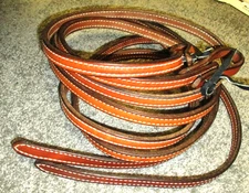 Western Show Performance 5/8 " reins-Fully Doubled-n-Stitched-nice weighted Feel