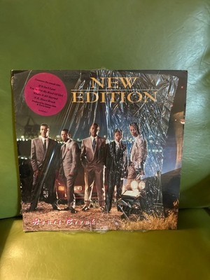 New Edition- Heart Break LP Vinyl ORIGINAL 1988, Partial Shrink, Hype Sticker VG