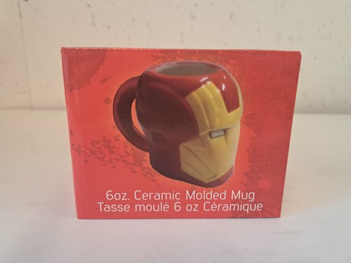 Iron man marvel 6 oz ceramic molded cup/mug, new in box - Bild 2 von 7