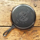 Vintage GRISWOLD Cast Iron SKILLET Frying Pan # 6 LARGE BLOCK LOGO - Ironspoon