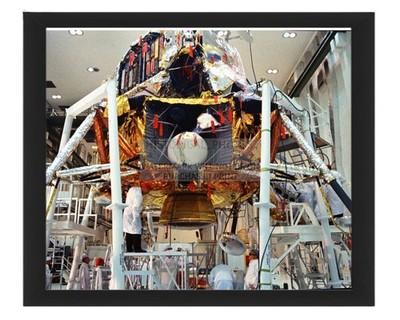APOLLO 11 LUNAR MODULE FINAL CHECKOUT KENNEDY SPACE CENTER 196 8X10 FRAMED PHOTO