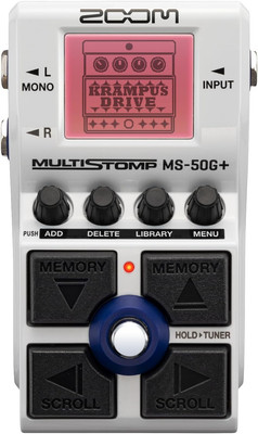 MS-50G+ Multistomp Guitar Effects Pedal, Single Stompbox, 100 Effects, Stereo Ou