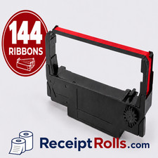 Epson ERC 30/34/38 Black Red 144 each Premium Quality POS Printer Ribbons