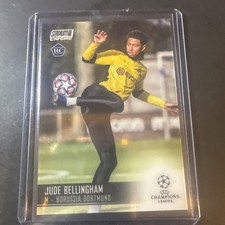 2021 Topps Stadium Club Chrome UEFA #54 Jude Bellingham - Borussia Dortmund RC