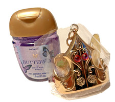 Bath Body Works Disney Aurora Crown Princess Pocketbac Holder Butterfly Sani