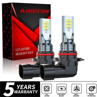 AJHGFOW LED Fog Light Bulb 9145 9140 H10 White for Ford F150 F250 F350 2004-2021