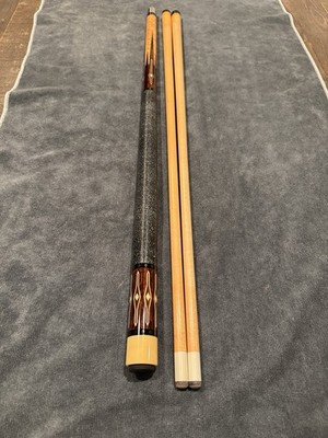 Russ Espiritu 1997 Custom Pool Cue, Desert Ironwood & Birdseye