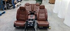 16-20 Cadillac Escalade 3 Row Brown Leather Power Seat Set Wconsole Oem 16-20 Cadillac Escalade 3 Row Brown Leather Power Seat Set Wconsole Oem