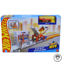 Hot Wheels City - Blaze Blast Super Explosion - Torque Twister 32 - Ovp Boxed