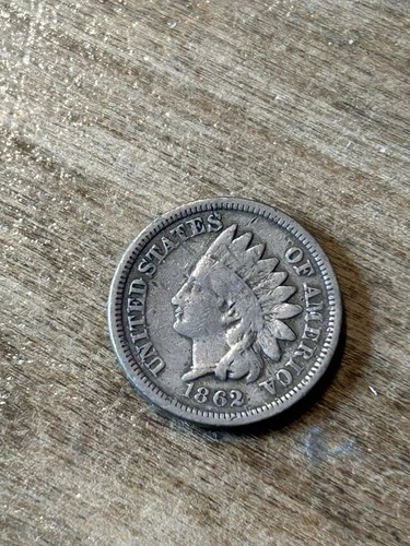 1862 Indian Cent VG+