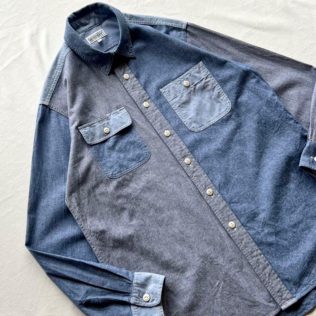 Engineered Garments WORKADAY Chambray Utility Shi… - image 2